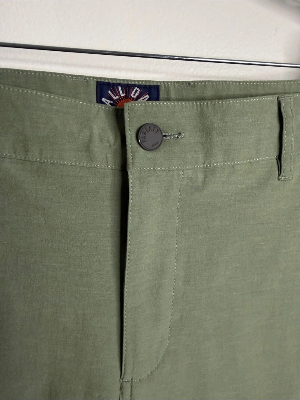 Faherty Belt Loop All Day Shorts in Olive Men's Waist 35